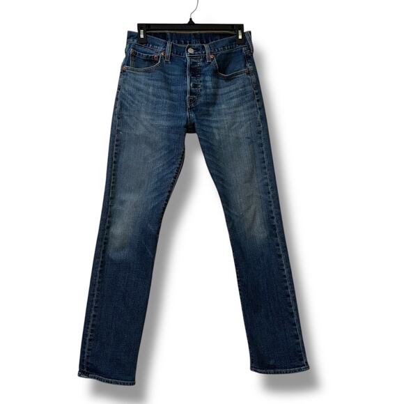 Levi's 501 button fly jeans size W28 L30 - Picture 1 of 6